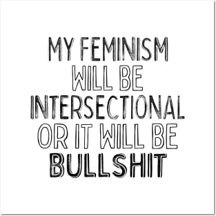 Intersectional Feminism Typography Quote Design Posters and Art